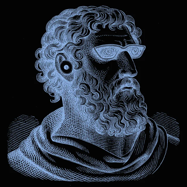 Retrato de Argus em gravura clássica